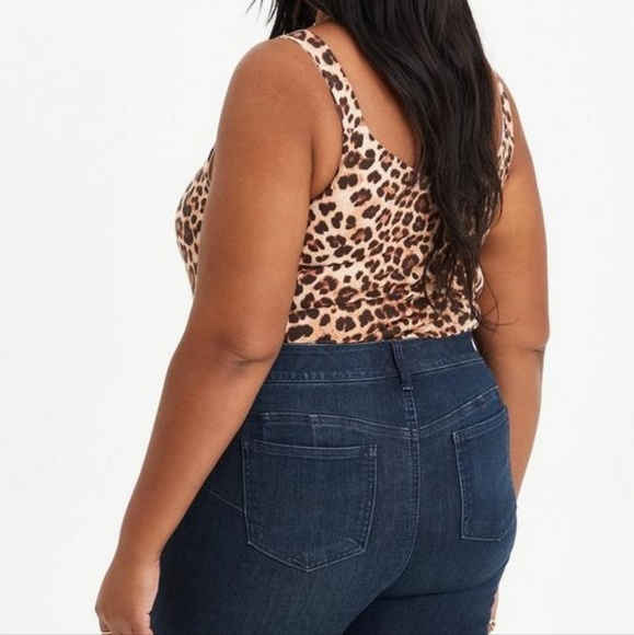 TORRID Foxy Cheetah Print Wide Strap Tank - Picture 4 of 8